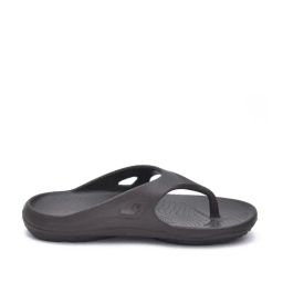Doubleu Men's POSITANO Coffee Brown Flip Flops-image-51