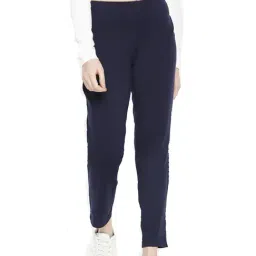 Dollar Missy Navy Regular Fit Cigarette Trousers-image-84