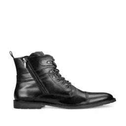 Teakwood Leathers Men's Black Derby Boots-picture-19