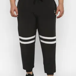 Yuuki Black Mid Rise Plus Size Joggers-picture-30