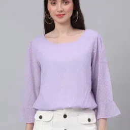 NEUDIS Lavender Textured Top-picture-15
