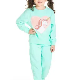 Cherry Crumble by Nitt Hyman Kids Mint Applique Nightsuit-image-89