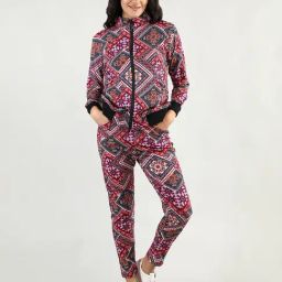 Chkokko Pink Printed Tracksuit-image-96