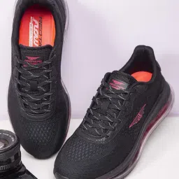 Red Tape Jet Black Walking Shoes-picture-20