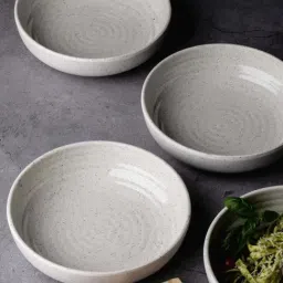 Goodhomes White Melamine Deep Plate - Set of 4-29