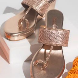 Inc.5 Women's Rose Gold Toe Ring Wedges-image-33