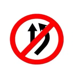 Ladwa 600 mm Traffic Sign Overtaking Prohibited Mandatory Retro Reflective Road Signage, (1 Pcs)-picture-49