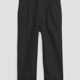 GAP Boys Black Cotton Checked Chinos-image-106