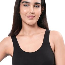 Amante Black Cotton T-Shirt Bra-picture-10