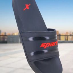 Sparx Men's Black Slides-image-26