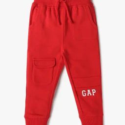 GAP Boys Red Solid Joggers-image-52