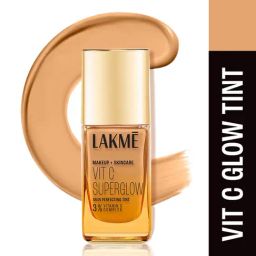 Lakme Makeup + Skincare Vit C Superglow Skin Perfecting Tint Neutral Medium N220 - 25 ml-9