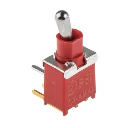 RS PRO Toggle Switch PCB Mount On-On SPDT Through Hole Terminal, 401686-82
