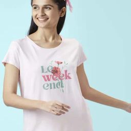 Dreamz by Pantaloons Pink Cotton Printed T-Shirt-picture-41