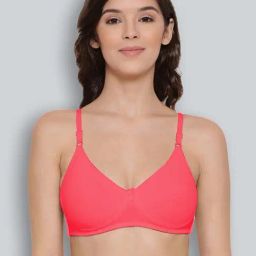 Lyra Peach Cotton T-Shirt Bra-image-81