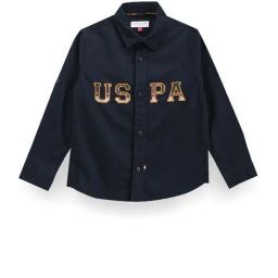 U.S. Polo Assn. Boys Blue Embroidered Full Sleeves Shirt-image-62