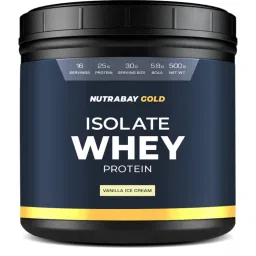 Nutrabay Gold 100% Whey Protein Isolate - Vanilla Ice Cream-picture-3