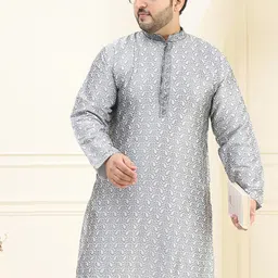 SOJANYA PLUS Men Geometric Printed Kurta-picture-8