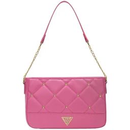 LAVIE Signature Pink Quilted Hobo Handbag-image-70
