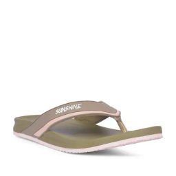 Bata Men's Green Flip Flops-image-89