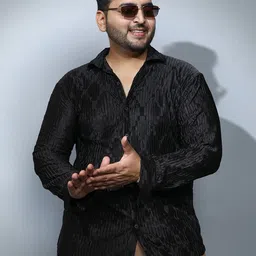 Instafab Plus Men Comfort Opaque Casual Shirt-image-81
