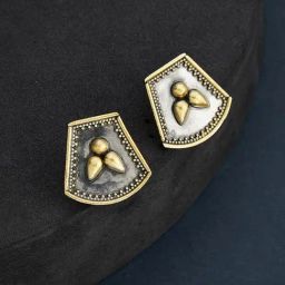 Fabindia Silver Stud Earrings-image-95