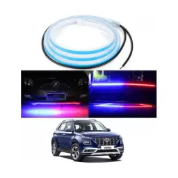 Cartronics 120cm Police strip Type Led  Red Blue  For HYUNDAI Venue-image-23