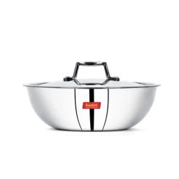 Sumeet Silver Stainless Steel Tasra With Lid 1.5Ltr-20