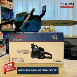 YURI 2400 W Petrol 58 cc Chain Saw, YP-CS-58/18-40