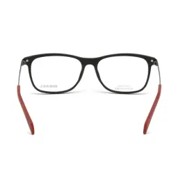 Diesel Red Rectangular Eye Frames for Men image 5