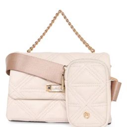 ALDO Beige SINCERE270 Quilted Cross Body Bag-image-43