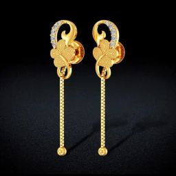Joyalukkas Gold 22K Enchant Dangler Earrings for Women-image-61