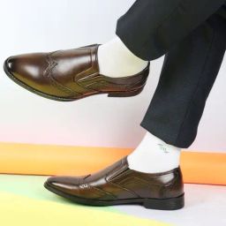 Fausto Men's Tan Formal Loafers-image-36