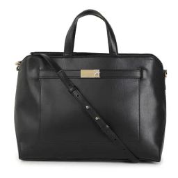 TOMMY HILFIGER 100% Polyurethane Black Women Satchel Bag-image-77