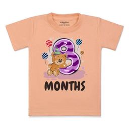 Arvesa Kids Printed Extended Sleeves Applique T-shirt-image-41