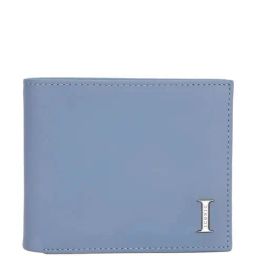 Iconic Blue Casual Leather Bi-Fold Wallet for Men-40