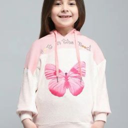 Monte Carlo Girls Printed Pink Hooded Neck Full Sleeve Hoodie-image-69