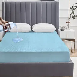 AVI Blue Terry Water Resistant Mattress Protector-picture-7