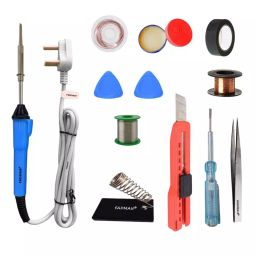 Fadman 11 In 1 Type-2 Soldering Kit with Mobile Opener 25 W Corded Flat Copper, Iron & Nickle Tip-12