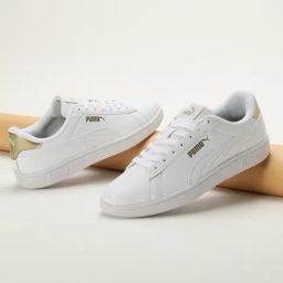 Puma Women's SMASH V1 White Sneakers-image-96