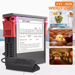 generic Real Instruments W3028 / STC 3028 Digital Temperature Humidity Controller Incubator Dehumidifier image 2
