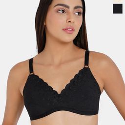 NAIDU HALL Pack Of 3 Non Padded Medium Coverage Everyday Bra With All Day Comfort-10