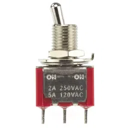 RS PRO Toggle Switch Panel Mount On-(On) SPDT Solder Terminal, 7347097 image 4