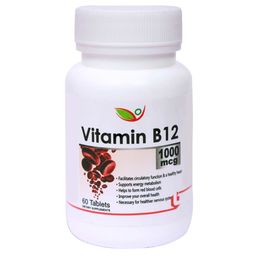 Biotrex Vitamin B12 (1000 mcg),  60 tablet(s)  Unflavoured -8