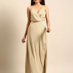 DODO & MOA Beige Maxi Dress-image-23
