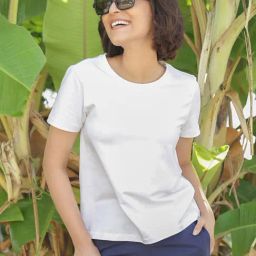 BlissClub Women White The Last Tee - Round Neck-38