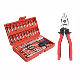 Hillgrove HGCM581M1 Socket Spanner Set with Plier (Pack of 2)-1