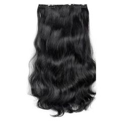 D-Divine Clip-In Curly Locks Hair Extension - Black 24 Inches-43