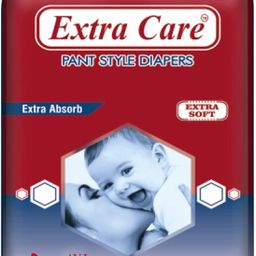 haneez EXTRA CARE PANT STYLE BABY DIAPERS 4XL SIZE FOR 16KG AND ABOVE,12 Hours Absorption, Extra Soft For Day & Night Protection image 1