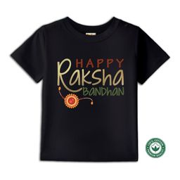 BLUSHES Kids Typography Printed Round Neck Cotton T-shirt-image-62